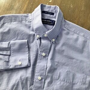 Magna Ready Shirt Mens Small Check Magnetic Button Front Adaptive Long Sleeve